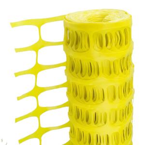 1mx50m Yellow Temporary Plastic Safety Barrier Fencing Mesh